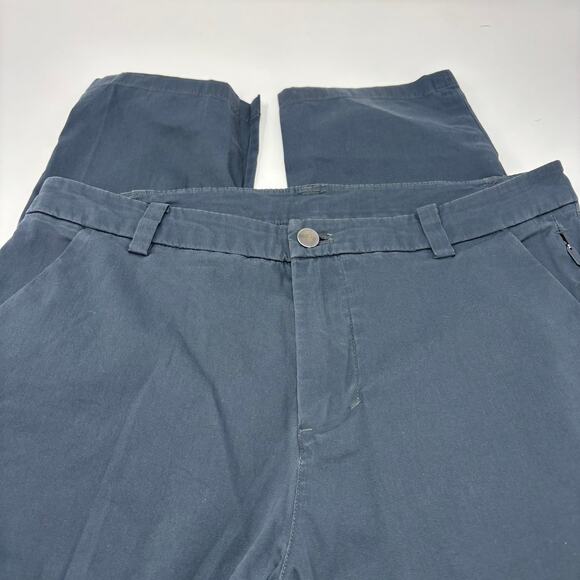 Lululemon Mens 31x29 Blue Zip Pocket Commission Pants - Picture 2 of 7